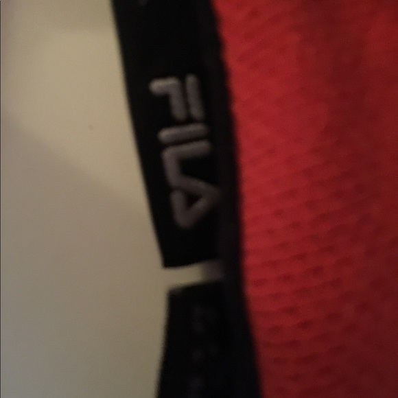 Fila /fils shirt red large vtg - Picture 7 of 8